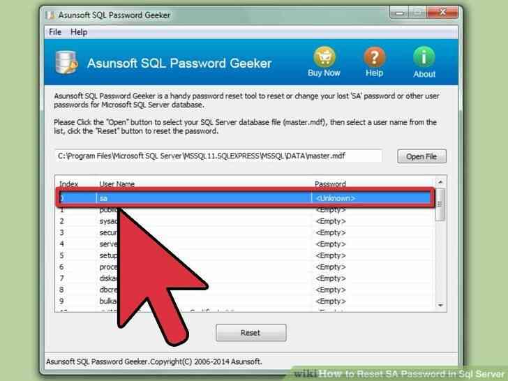 Image intitulé de Réinitialisation de Mot de passe dans Sql Server Étape 10